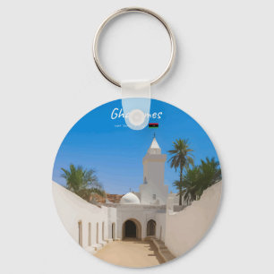 Ghadames, Libyen - Weiße Moschee Schlüsselanhänger