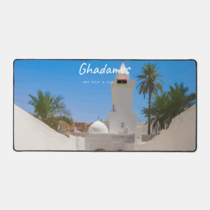 Ghadames, Libyen - Weiße Moschee Schreibtischunterlage