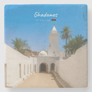 Ghadames, Libyen - Weiße Moschee Steinuntersetzer