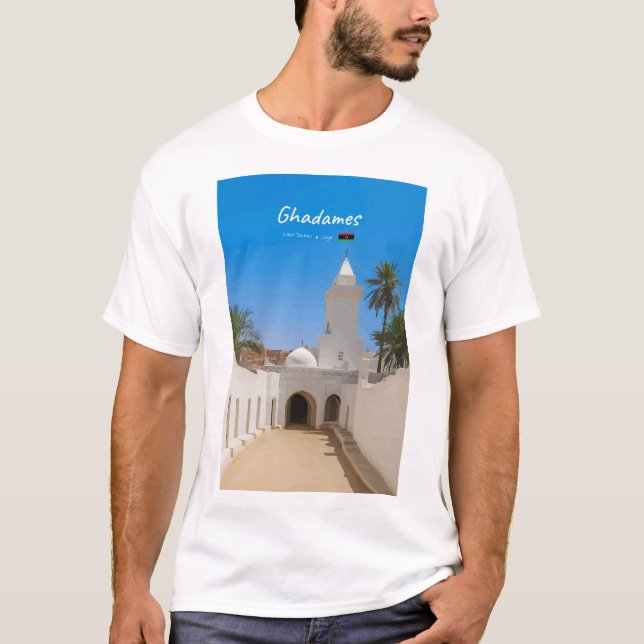 Ghadames, Libyen - Weiße Moschee T-Shirt (Vorderseite)