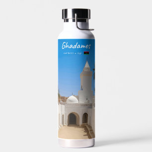 Ghadames, Libyen - Weiße Moschee Trinkflasche