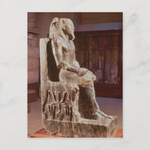 Ghafre-Statue Postkarte