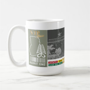 Ghana Adinkra Farn Kaffeetasse