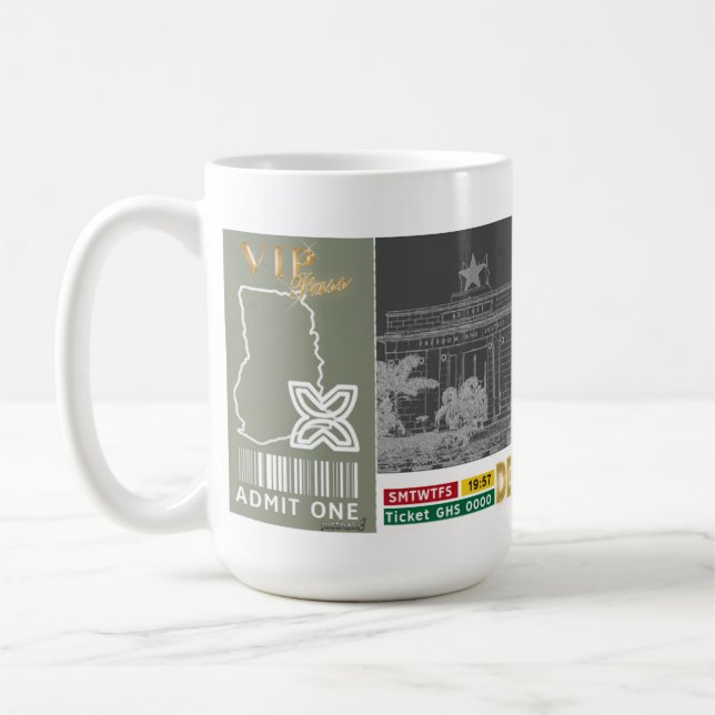 Ghana Adinkra  Kaffeetasse (Links)