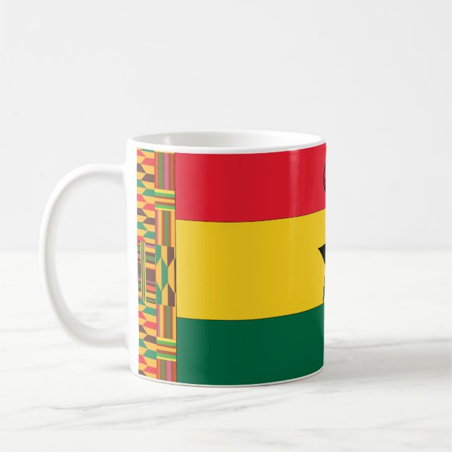 Ghana Black Star Flag Tasse (Links)