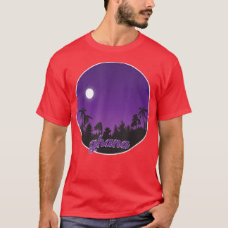ghana By night with Palms T-Shirt