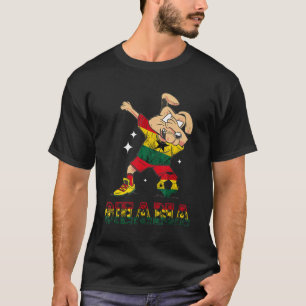 Ghana Dog Ghana Flag Ghanese Pride Ghana Football T-Shirt