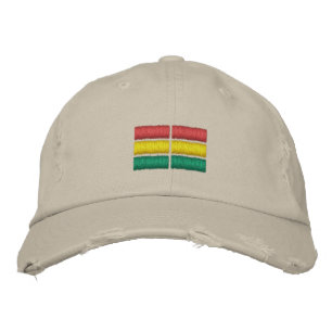Ghana Flag bestickte Baseballkappe