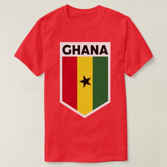 Ghana Flag Emblem T-Shirt (Design vorne)