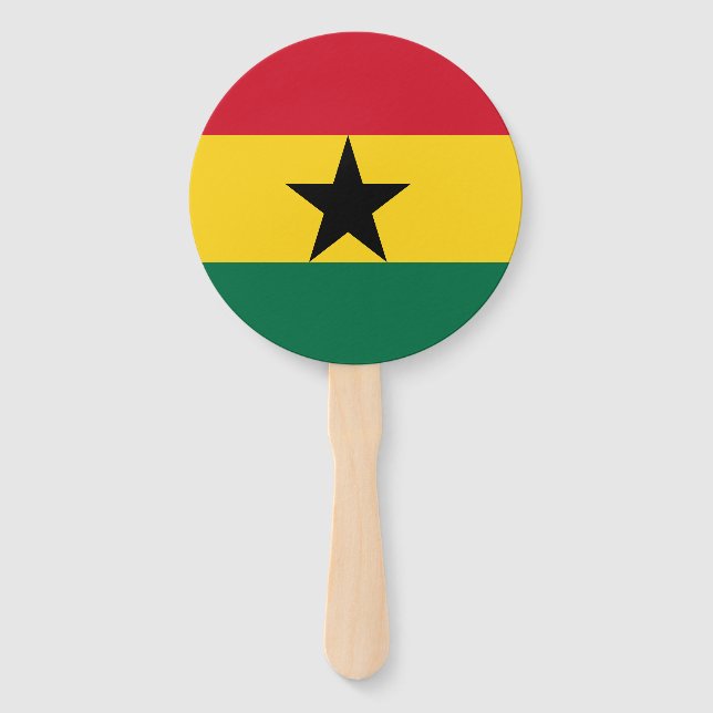 Ghana Flag Fächer (Vorderseite)