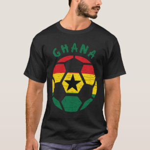 Ghana Flag Fußball Ll Flag Jersey - Ghanaian Fußba T-Shirt