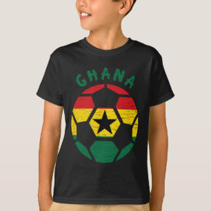Ghana Flag Fußball Trikot - Ghanaian Fußball T-Shirt