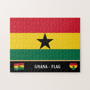 Ghana Flag / Ghana Land / Ghana Puzzle