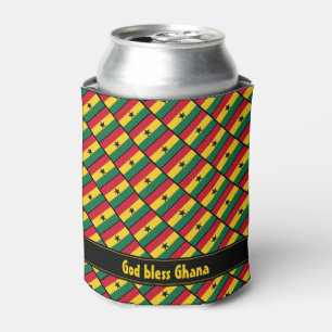 GHANA FLAG   Gott segne   PERSONALISIERT   Ghanais Dosenkühler