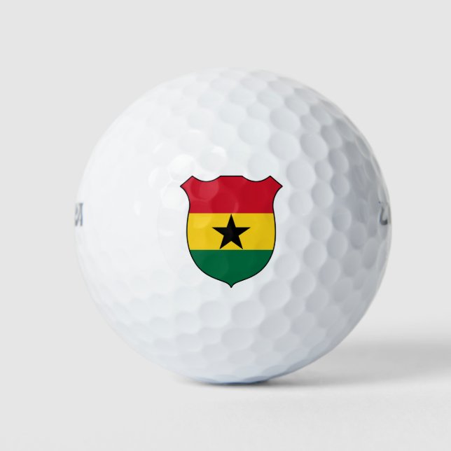 Ghana Flag Grand Patriotic Golfball (Vorderseite)