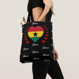 Ghana Flag & Heart, Ghanian Flag Mode /sport