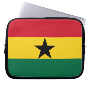 Ghana Flag Laptop Sleeve