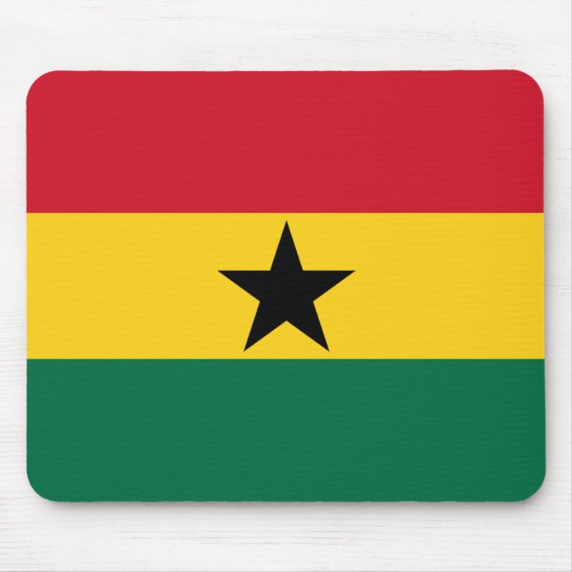 Ghana Flag Mousepad (Vorne)