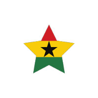 Ghana Flag Paper Teller