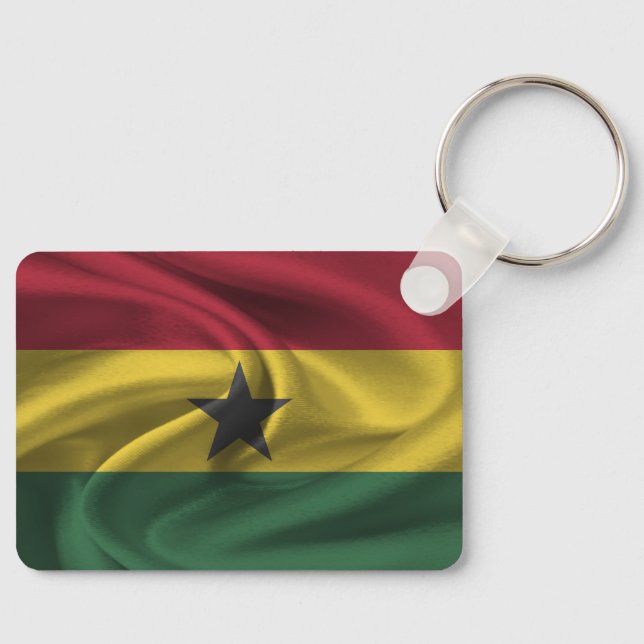 Ghana Flag Schlüsselanhänger (Vorderseite)
