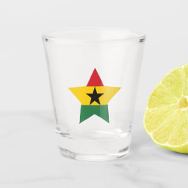 Ghana Flag Shot Glass Schnapsglas