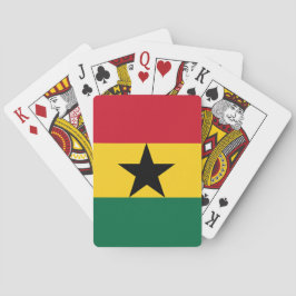 Ghana Flag Spielkarten