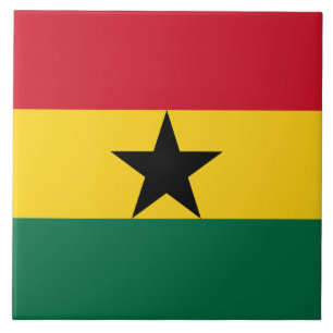 Ghana Flag Tile Fliese