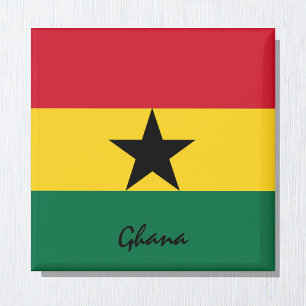 Ghana flagge & Africa holiday/sports fans Magnet