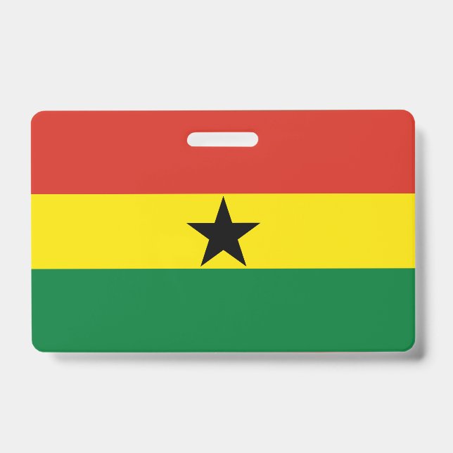 Ghana-Flagge Ausweis (Vorderseite)