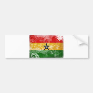 Ghana-Flagge Autoaufkleber