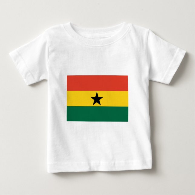 Ghana-Flagge Baby T-shirt (Vorderseite)