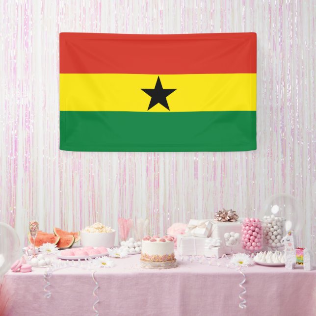 Ghana-Flagge Banner (Party)