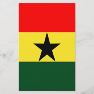 Ghana-Flagge Briefpapier