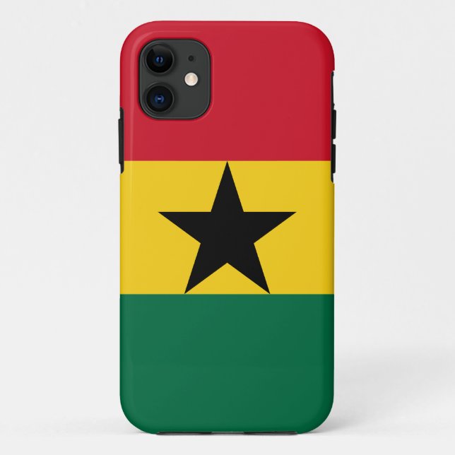 Ghana-Flagge Case-Mate iPhone Hülle (Rückseite)