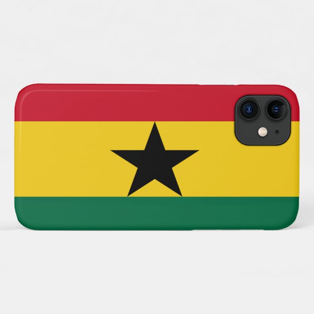 Ghana-Flagge Case-Mate iPhone Hülle (Rückseite (Horizontal))