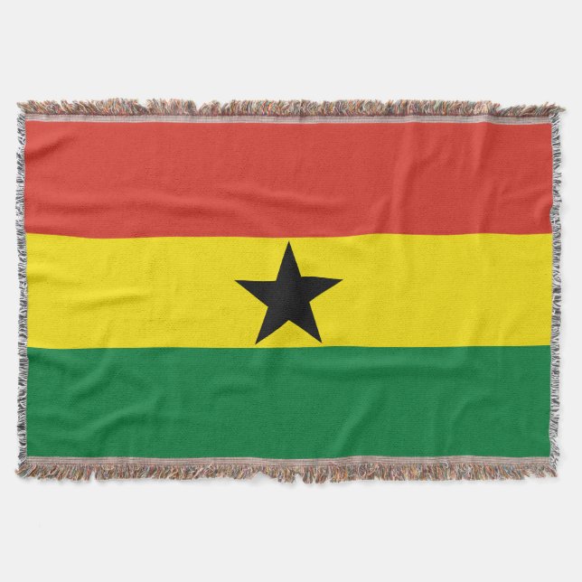 Ghana-Flagge Decke (Vorderseite)