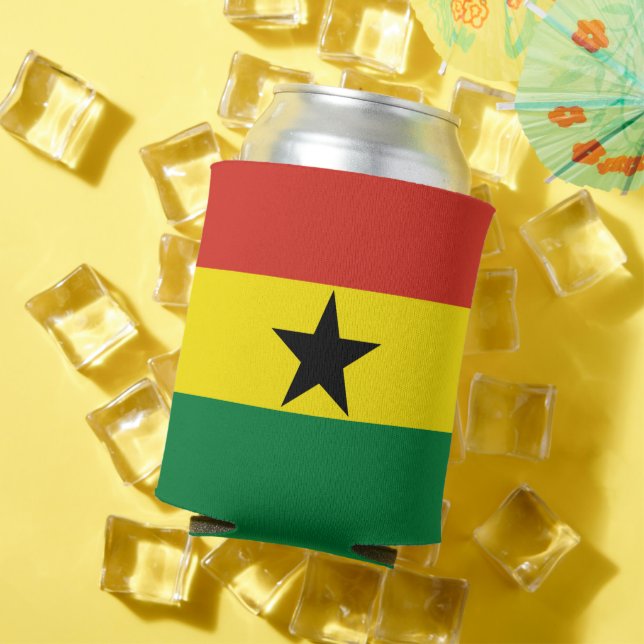 Ghana-Flagge Dosenkühler (In Situ Sommer)