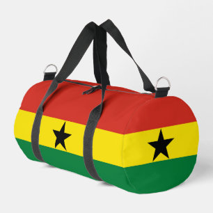 Ghana-Flagge Duffle Bag