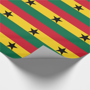 Ghana-Flagge Geschenkpapier