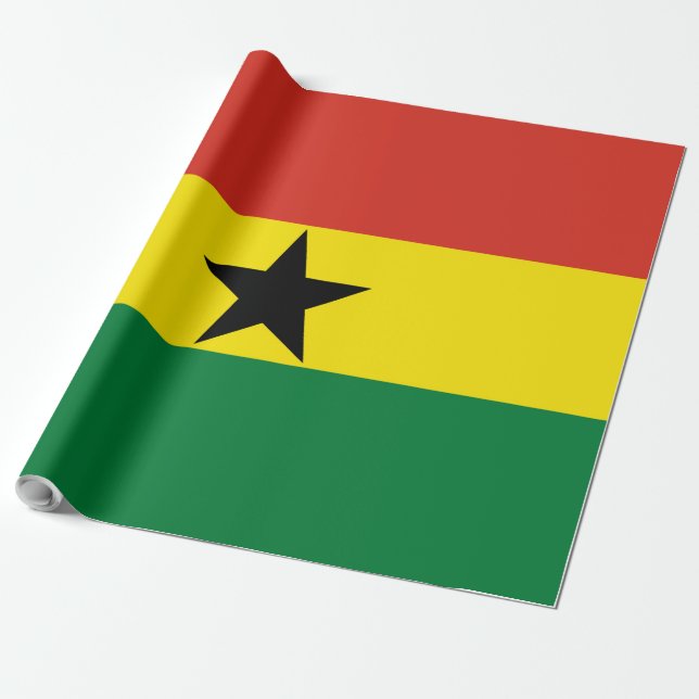 Ghana-Flagge Geschenkpapier (Ungerollt)