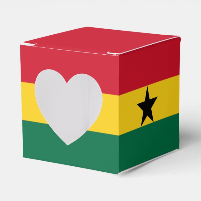 Ghana-Flagge Geschenkschachtel (Vorderseite)
