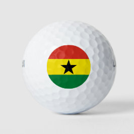 Ghana-Flagge Golfball