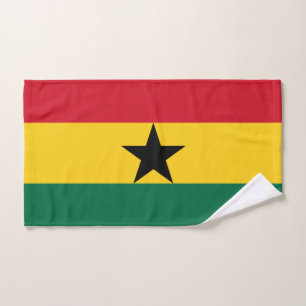 Ghana-Flagge Handtuch