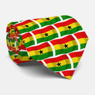 Ghana-Flagge Krawatte