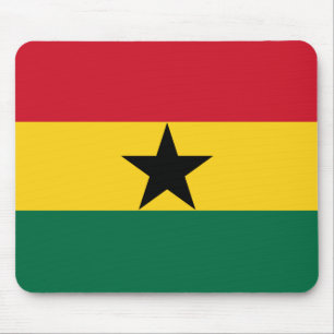 Ghana-Flagge Mousepad