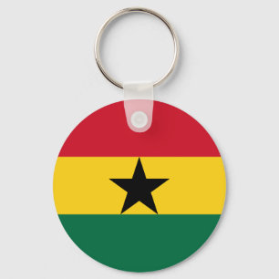 Ghana-Flagge Schlüsselanhänger