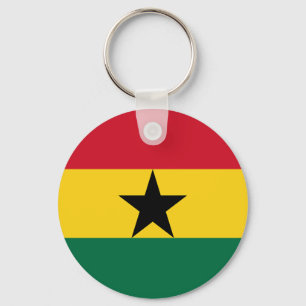 Ghana-Flagge Schlüsselanhänger