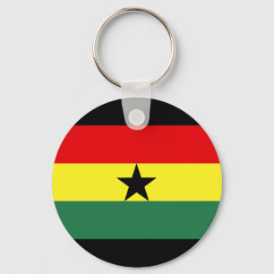 Ghana-Flagge Schlüsselanhänger
