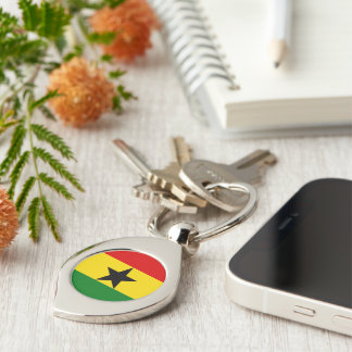 Ghana-Flagge Schlüsselanhänger