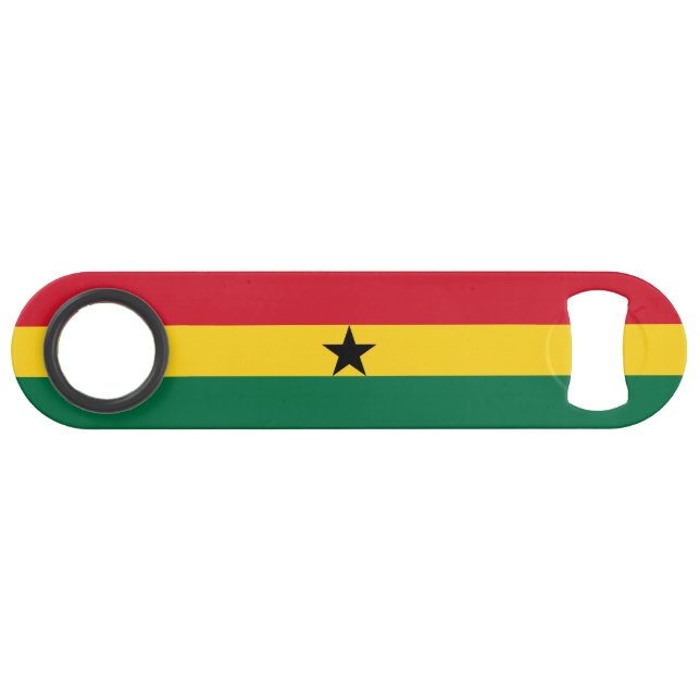 Ghana-Flagge Speed Flaschenöffner (Vorderseite (Horizontal))